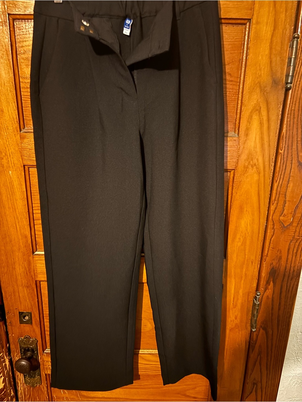 Old Navy Black Straight-Leg Women's Dress Trousers